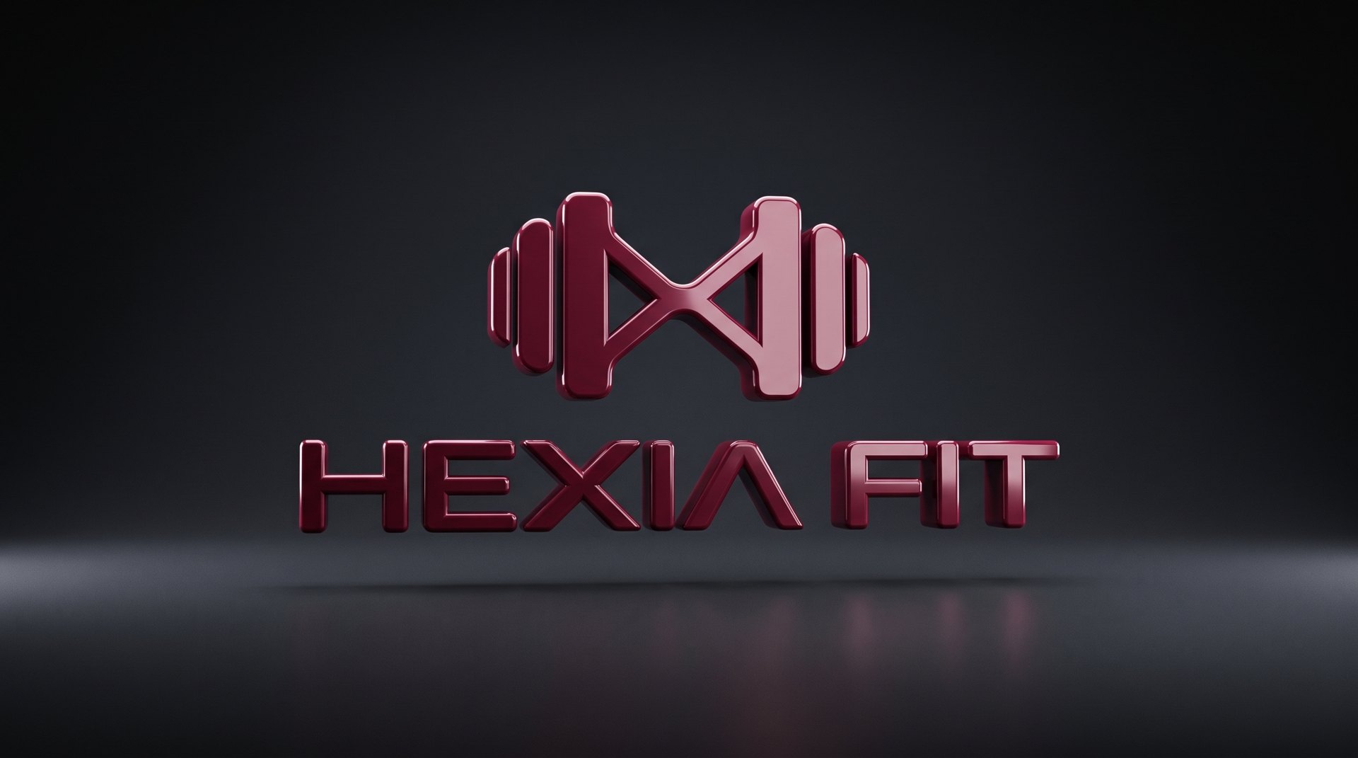 Logo 3D de Hexia Fit